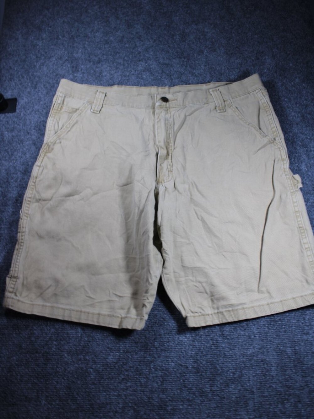 Wrangler Stretch Tan Workwear Carpenter Men's Shorts Size 38